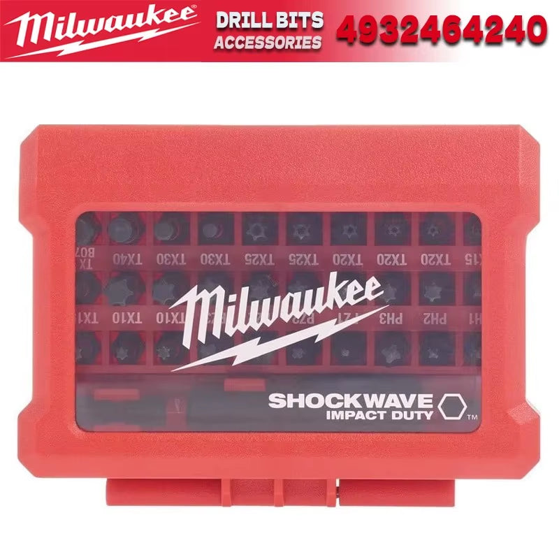 4932464240 SHOCKWAVE 32 Pieces Impact Duty Driver Bits Set for Impact Drill Power Tool Accessories