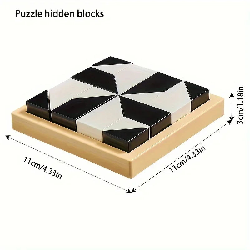 120 Level Hidden Building Block Puzzle Children'S Intelligent Puzzle Toys Parent-Child Interactive Tabletop Game Birthday Gifts