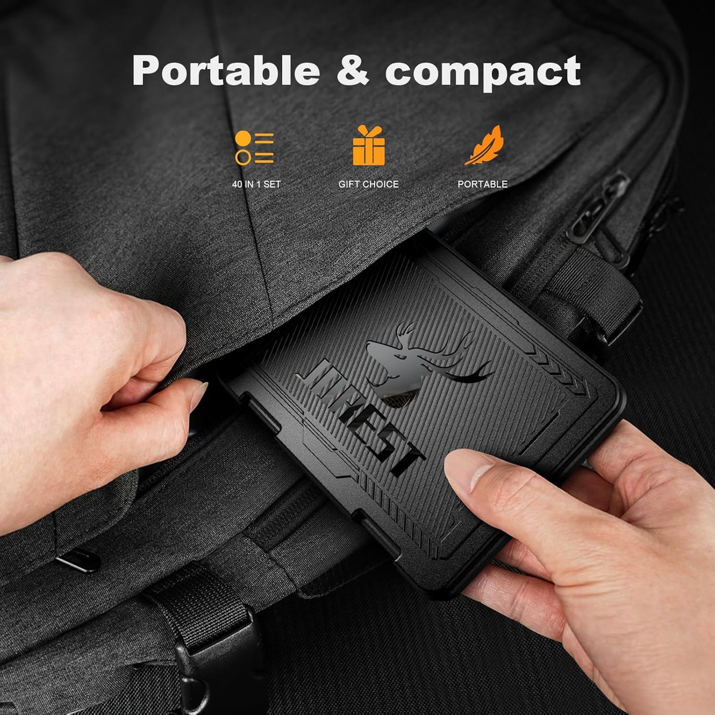 40Pcs Small Precision Screwdriver Set with Torx Triwing Phillips, Mini Repair Tool Kit for Macbook, Computer, Laptop, PC, Iphone, PS5, Xbox, Switch, Glasses, Watch, Ring Doorbell, Electronics