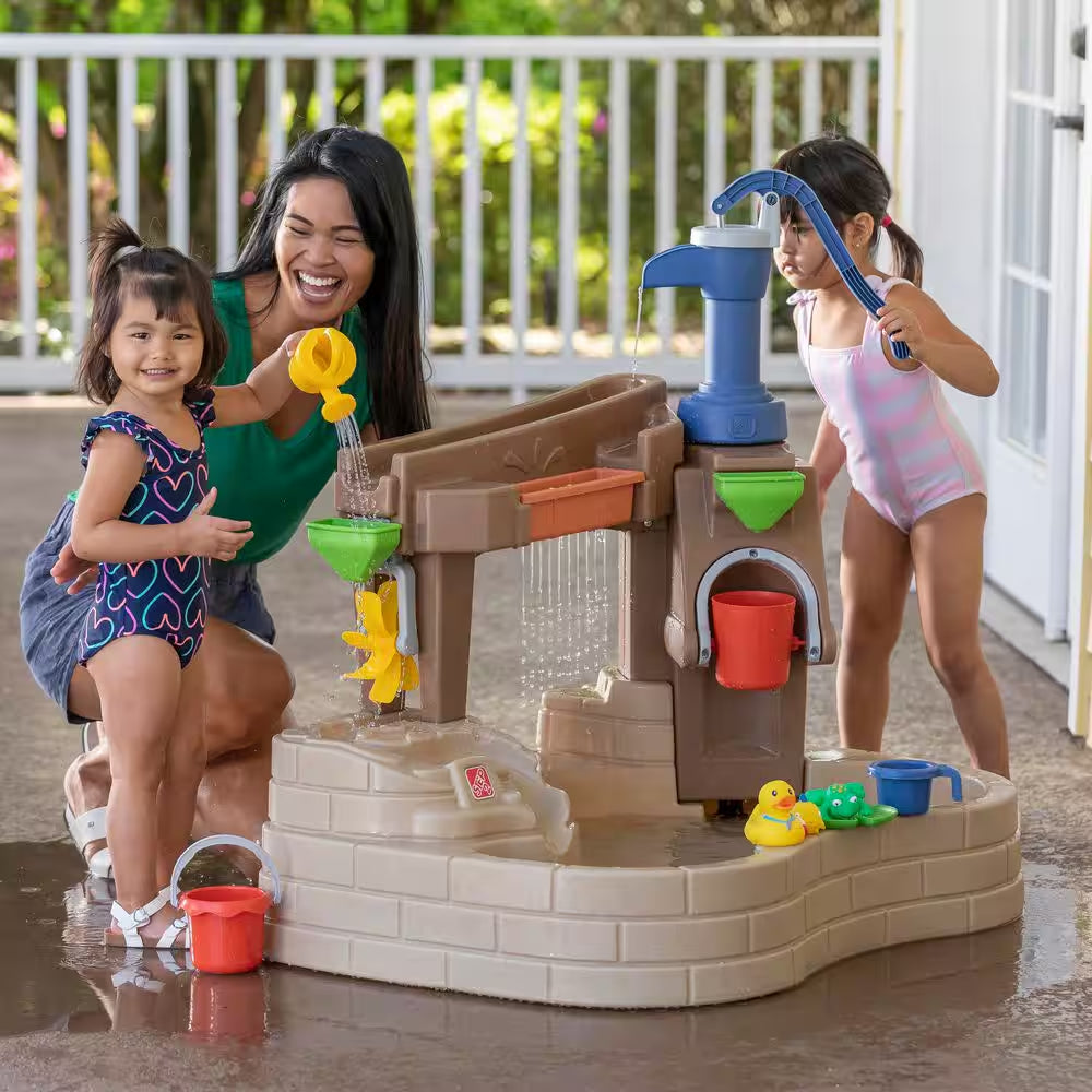 Pump and Splash Discovery Pond Water Table Play for Kids and Toddlers