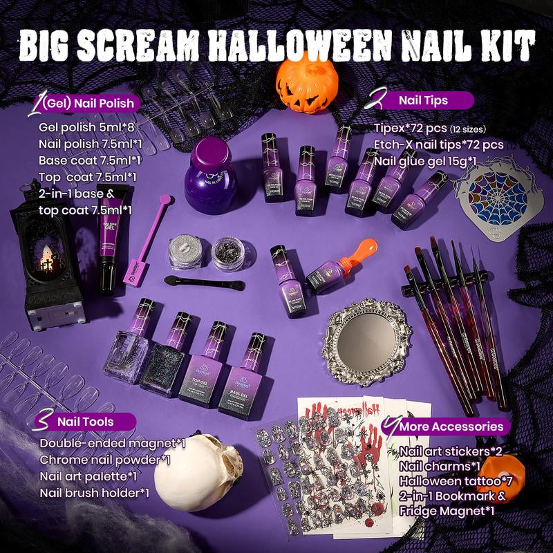 【Ideal Gift】Beetles Gel Polish Halloween Limited Box 2025
