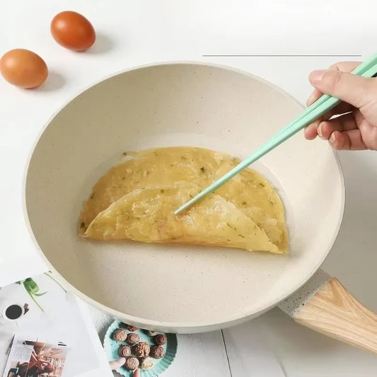 HOME Tool 16PCS Pots and Pans Set Non Stick Cookware Set Nonstick with Cooking Set (White, 16Pieces) Free Delivery