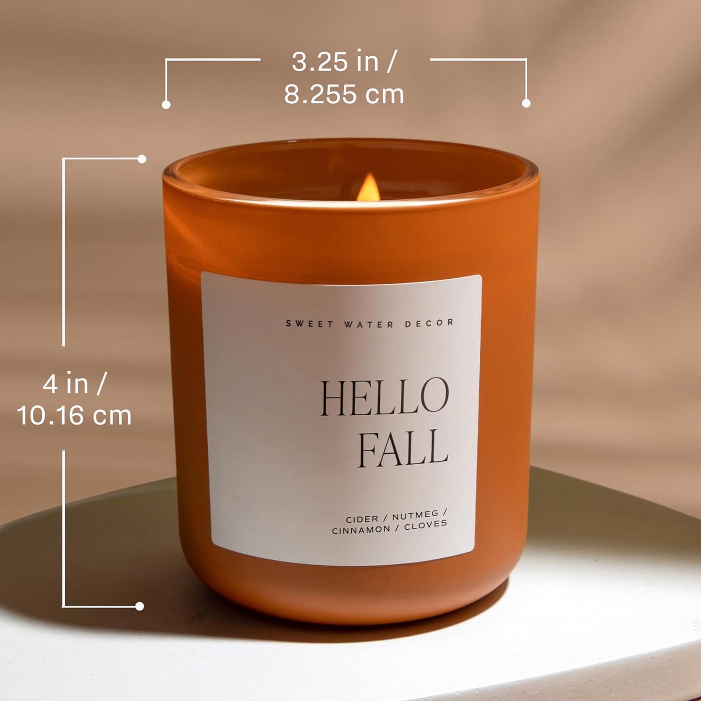 Pumpkin Spice Candle - Fall Candles with Pumpkin, Clover, Cinnamon & Vanilla Scent for Home - Pumpkin Candle with 70 Hours Burn Time - 15Oz Orange Jar Pumpkin Spice Soy Candles
