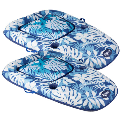 Aqua Luxury Pool Lounger, 2-Pack