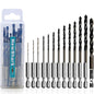 Hex Shank Cobalt Metric Drill Bit Set 15 PCS (1.5Mm-8Mm), Quick Change High Speed Steel Impact Driver Hex Drill Bits for Metal, Steel, Wood, Plastic, Aluminum Alloy
