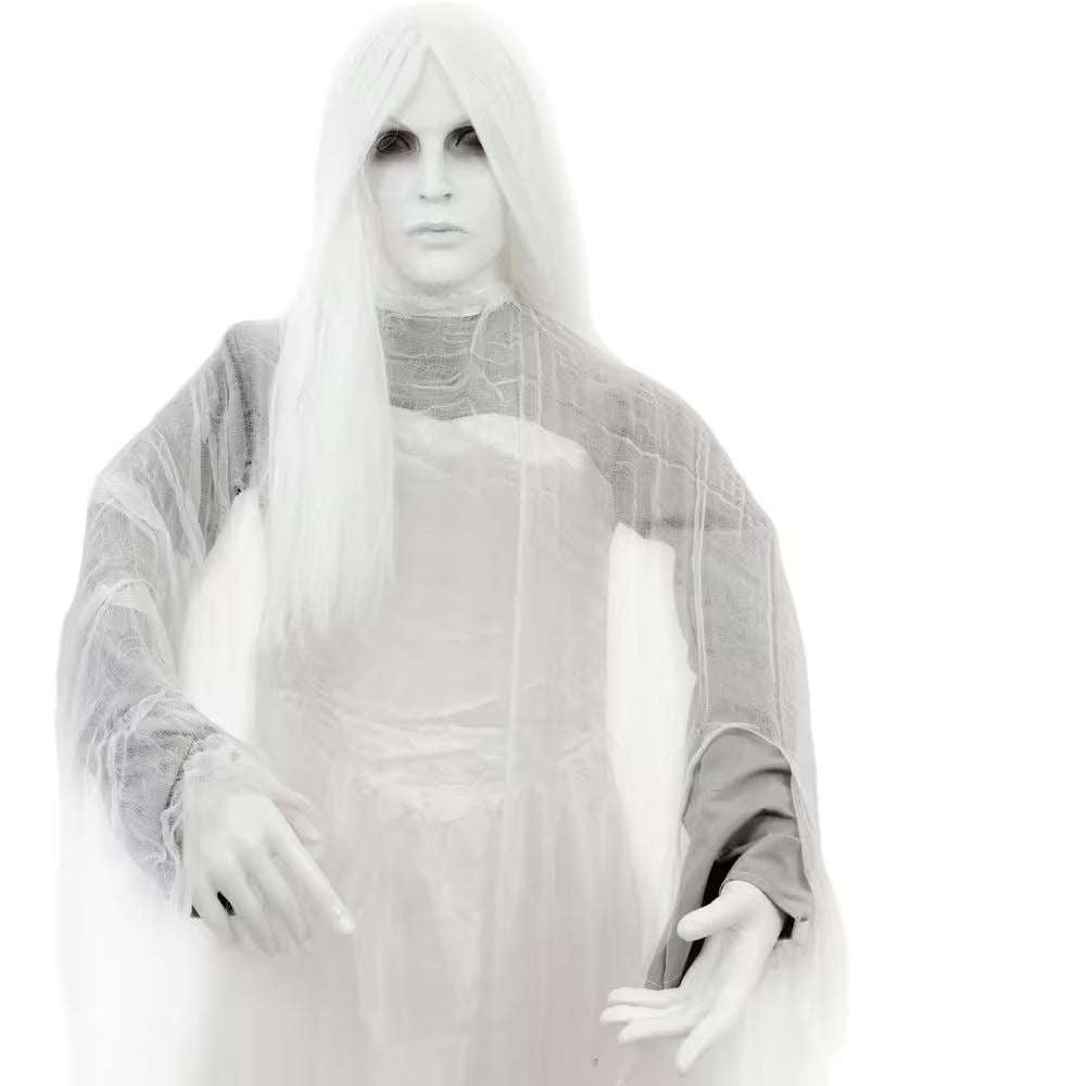 5.6 Ft. Rising Ghost Woman by Tekky, Sound Activated Halloween Animatronic
