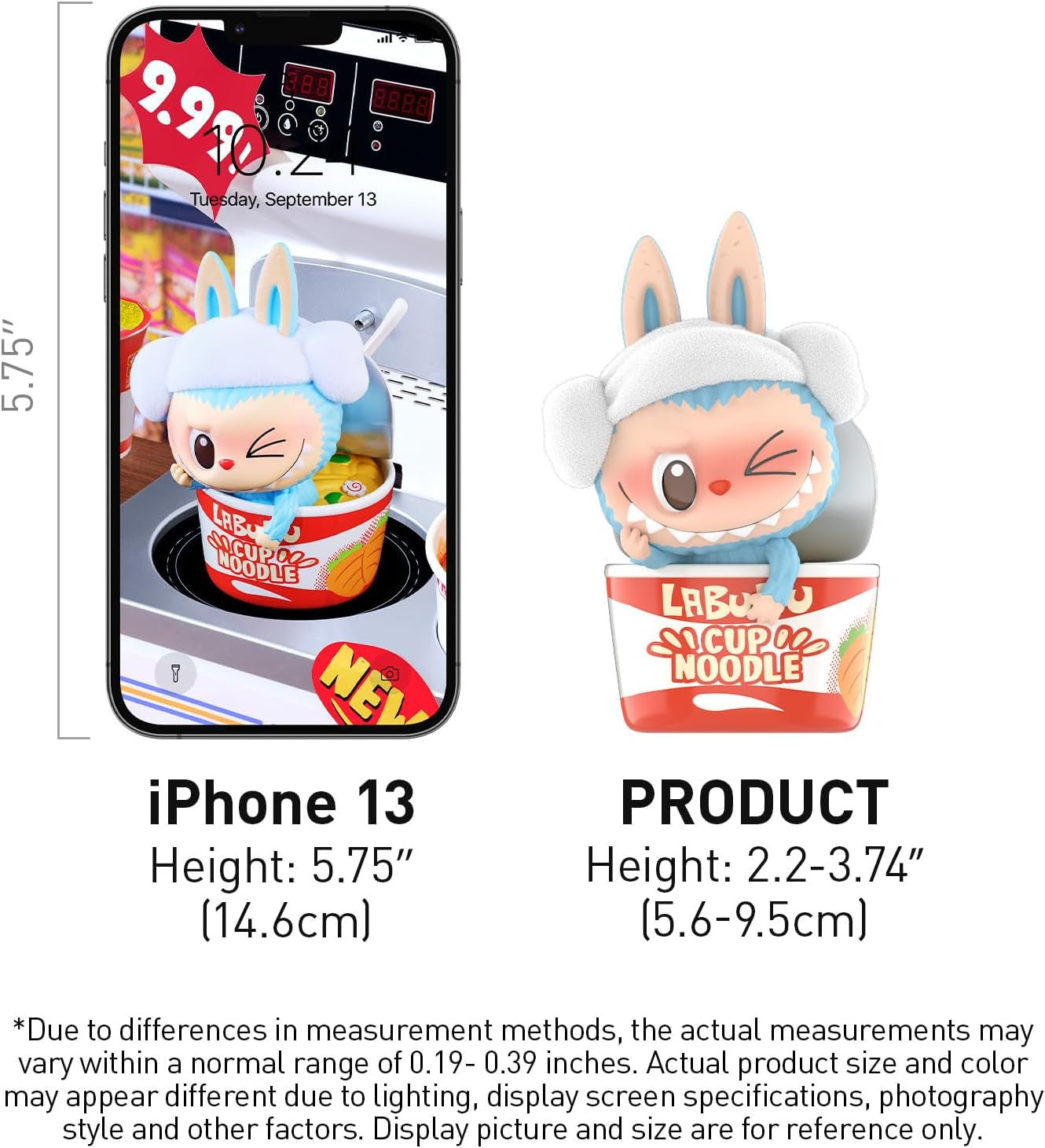 the Monsters Wacky Mart Series Blind Box Figures, Random Design Action Figures Collectible Toys Home Decorations, Holiday Birthday Gifts for Girls and Boys, Single Box