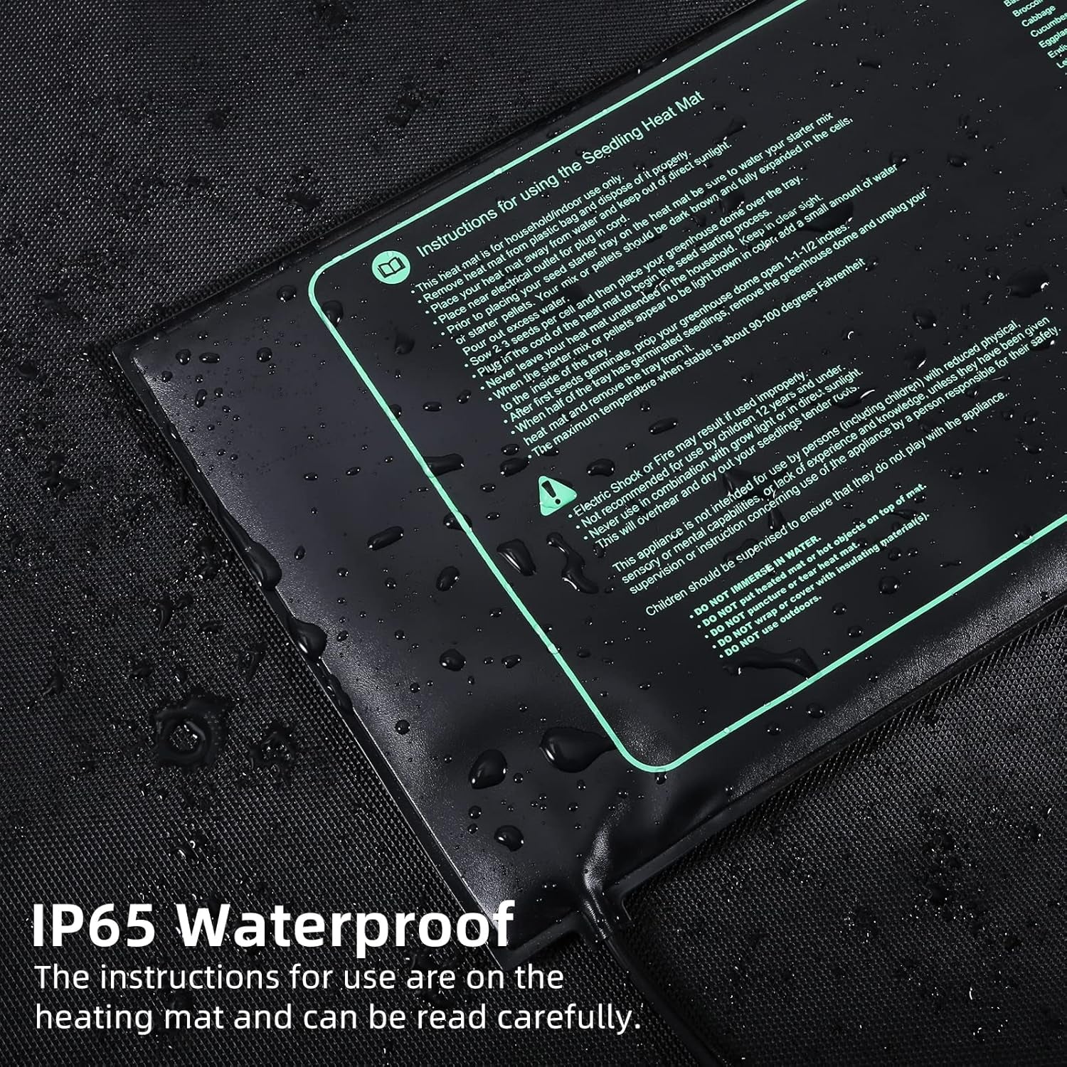 Seed Starter Trays with Grow Lights and Heat Mat, 72 Cells Seed Starter Kit with Lights, 3 Lighting Mode, 4 Timing Set, Germination Kit for Seed Starting Trays with High Humidity Control Domes