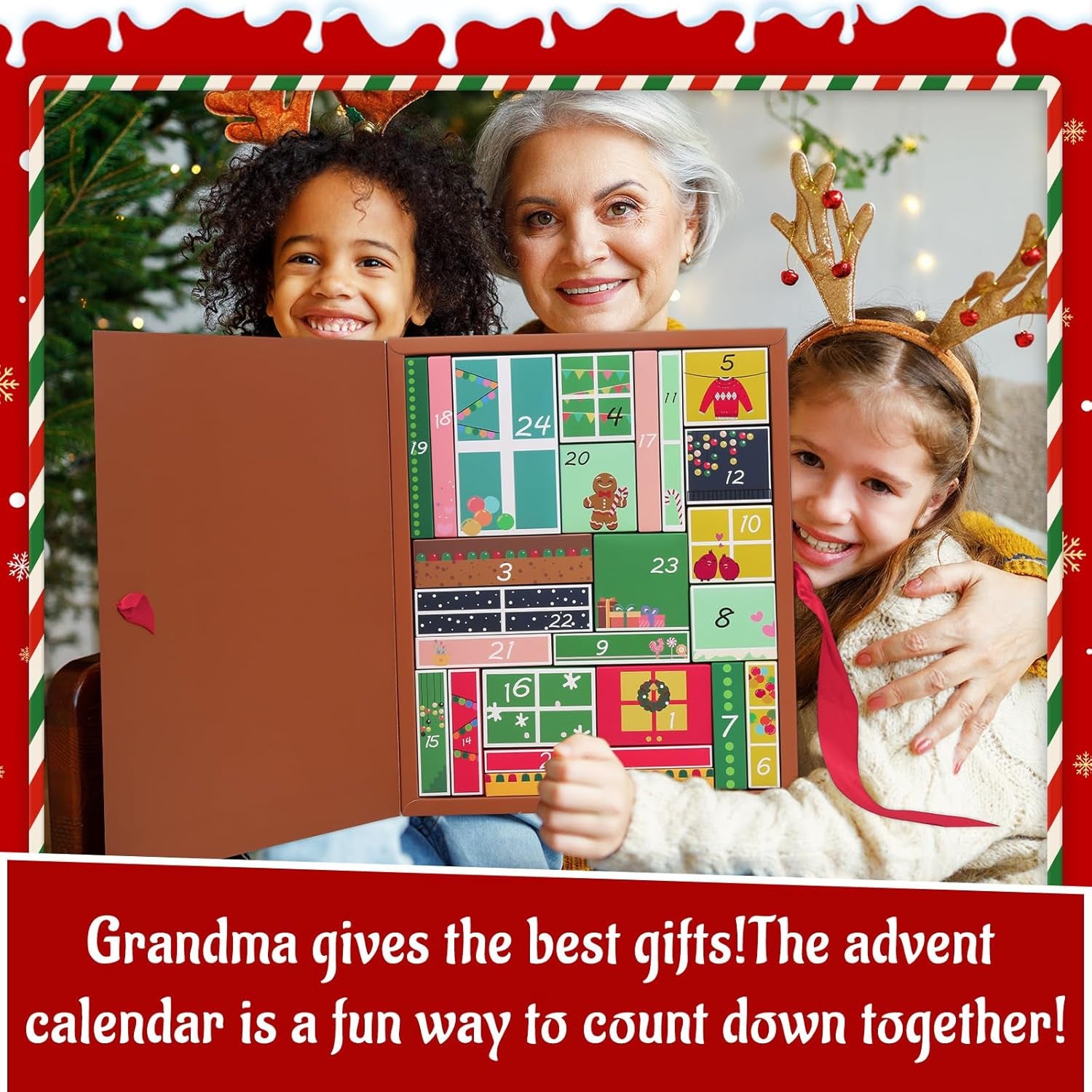 Makeup Advent Calendar 2025, 24 Days Christmas Gift Makeup Sets for Women,  2025 Xmas Countdown Calendar Full Makeup Kits Beauty Makeup & Cosmetic for Teens, Girls Gift