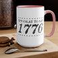 1776 Mug (2 sizes, 3 colors)