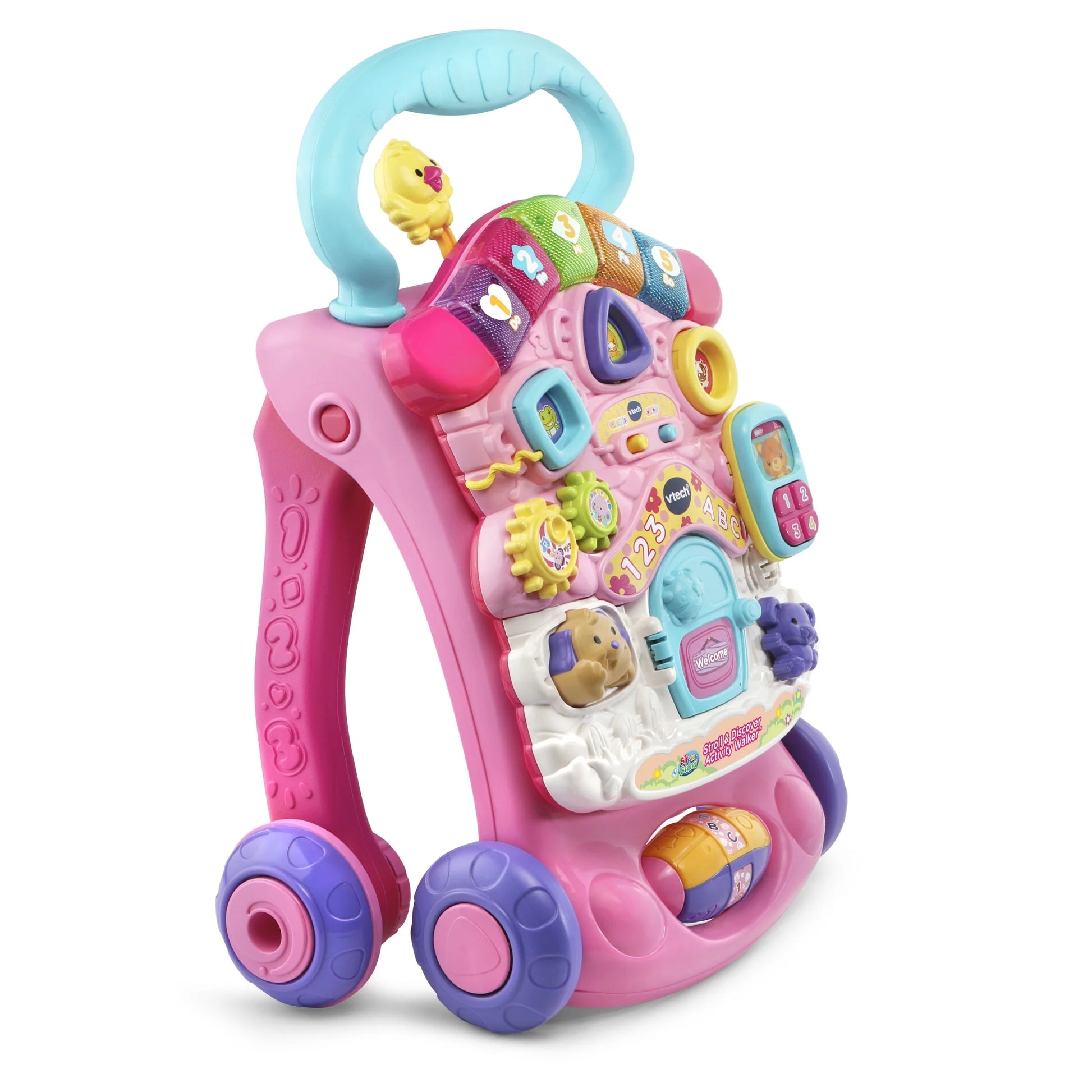 Stroll & Discover Activity Walker - Pink with Accessories, Baby and Toddler Toys