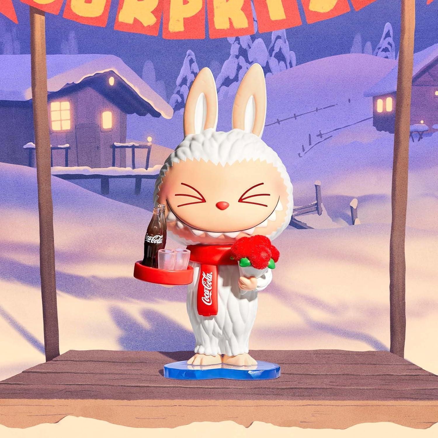 the Monsters Coca-Cola Series, Blind Box Figures, Random Design Action Figures Collectible Toys Home Decorations, Holiday Birthday Gifts, Single Box