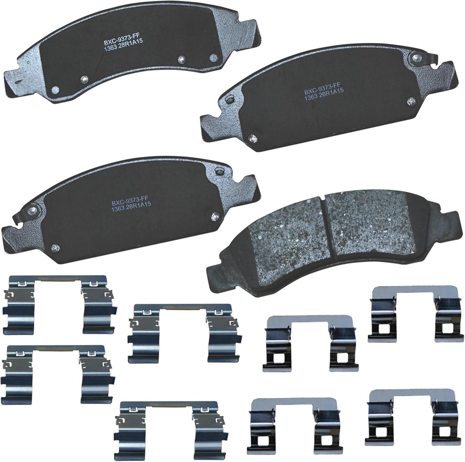 Premium SBC1363 Ceramic Front Brake Pads for Cadillac Escalade, Esv,Ext,Xts,Chevrolet Avalanche,Cheyenne,Express 1500,Silverado Classic,Ld,Suburban,Tahoe,Gmc Savana Sierra,Limited,Yukon,Xl,