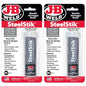 Steelstik, 1 Hour Cure, Steel Reinforced Epoxy Putty Stick - 2 Pack, Dark Grey (8267-2)