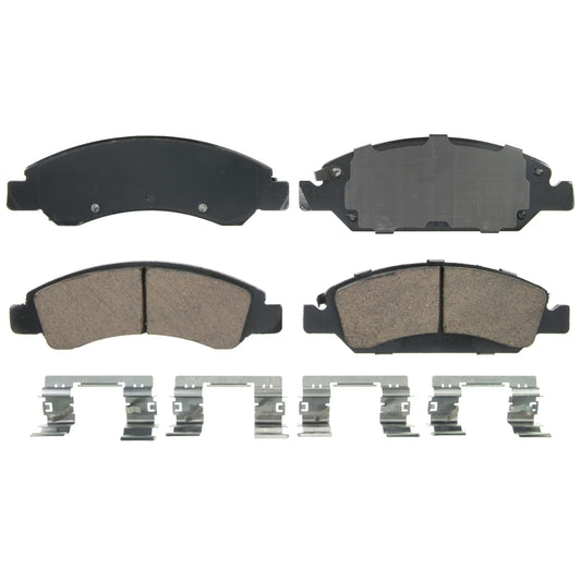 Quickstop ZD1363 Ceramic Disc Brake Pad Set Fits Select: 2008-2019 CHEVROLET SILVERADO, 2008-2019 GMC SIERRA