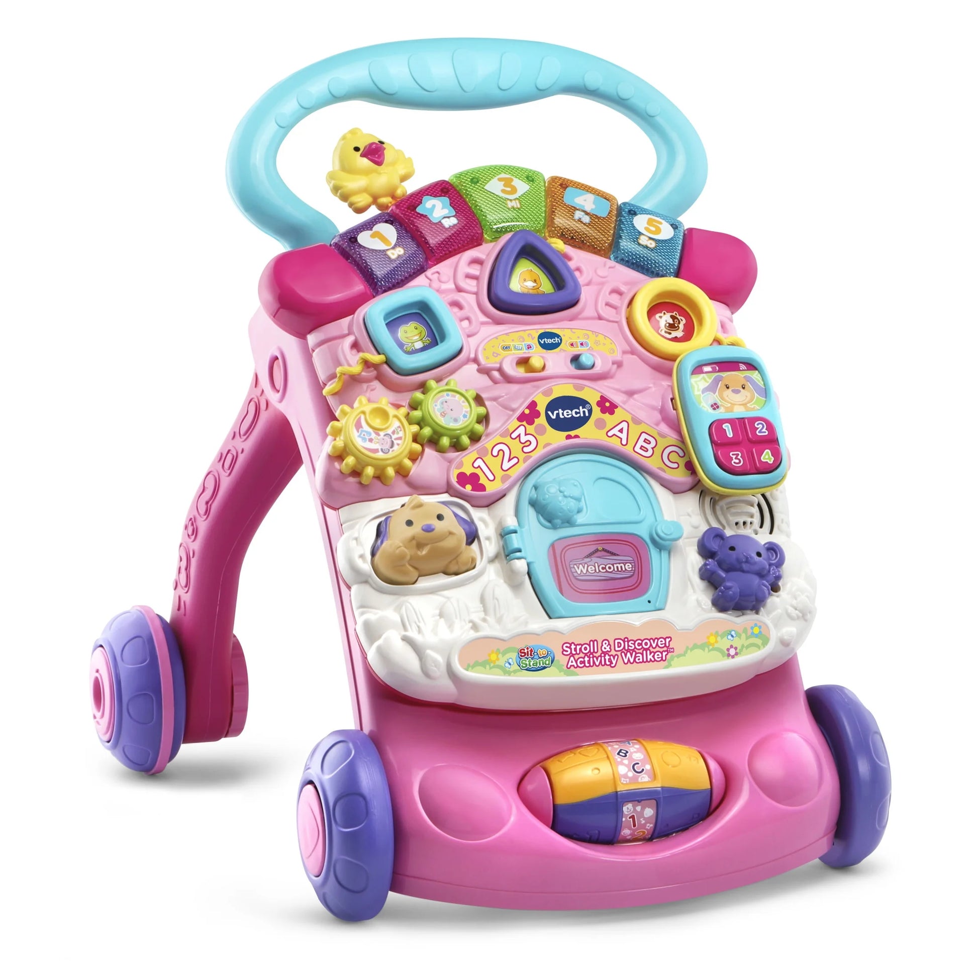 Stroll & Discover Activity Walker - Pink with Accessories, Baby and Toddler Toys