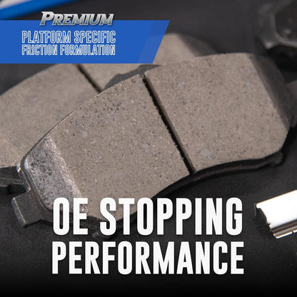 Premium SBC1363 Ceramic Front Brake Pads for Cadillac Escalade, Esv,Ext,Xts,Chevrolet Avalanche,Cheyenne,Express 1500,Silverado Classic,Ld,Suburban,Tahoe,Gmc Savana Sierra,Limited,Yukon,Xl,