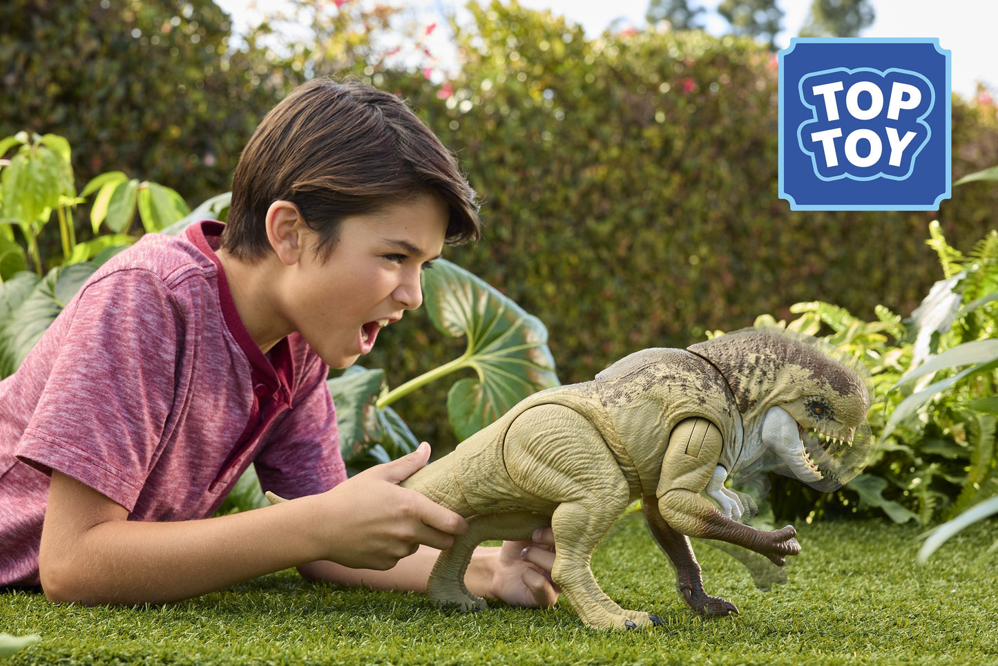 Rebirth Distortus Rex, Drex Action Figure, 22 Inch Rumble N Rampage Dinosaur Toy