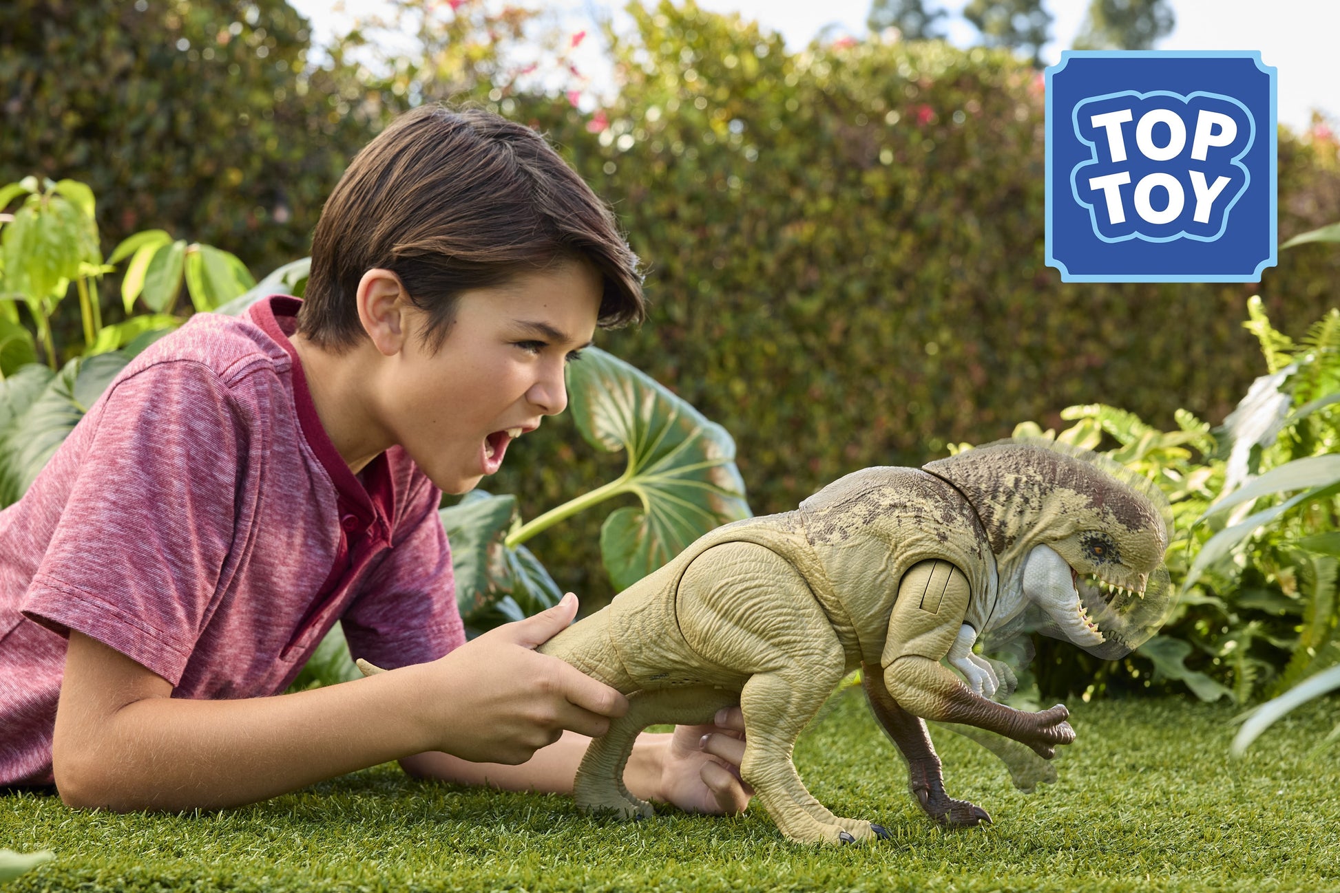 Rebirth Distortus Rex, Drex Action Figure, 22 Inch Rumble N Rampage Dinosaur Toy