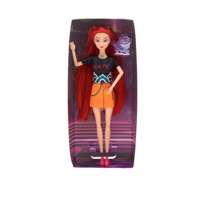 K-POP Demon Hunters Doll, Lummi and Zoi Vinyl Figurine Toy, Collectible Kpop Idol Action Figure, Cute Demon Hunter Character Doll, Fun Plush Alternative for Kids and Fans, K-Pop Merchandise Gift