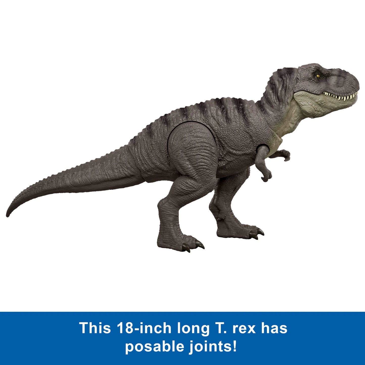 Rebirth Tyrannosaurus Rex Action Figure, Dinosaur Toy, T-Rex Chomp Attack