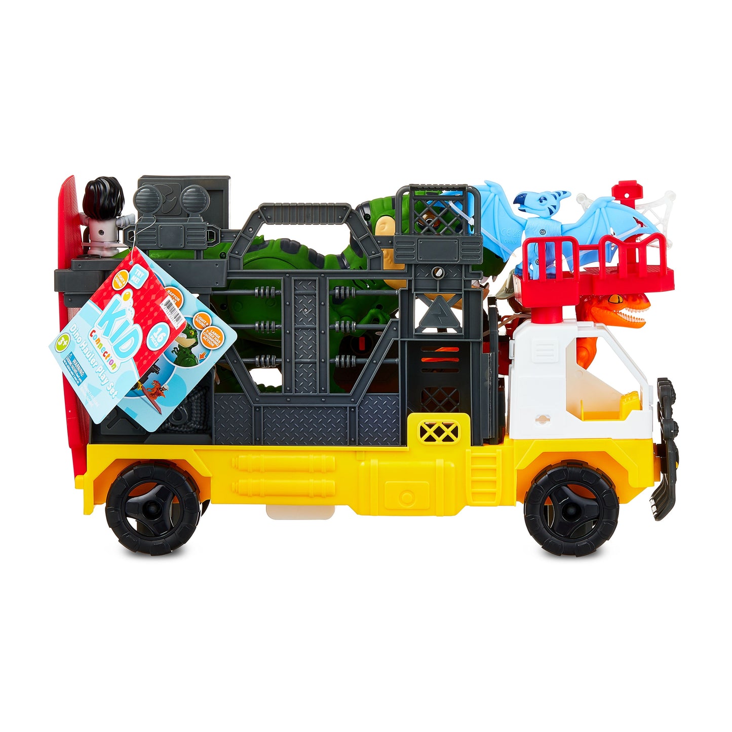 Dino Hauler Play Set, 16 Pieces