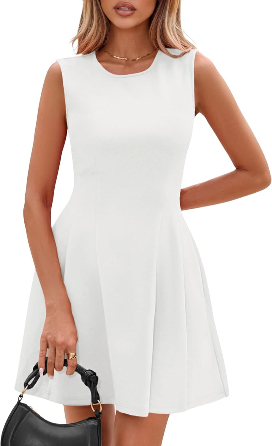 Summer Dresses for Women 2026 Elegant Classy Spring a Line Business Casual Work Graduation Cocktail Short Dress