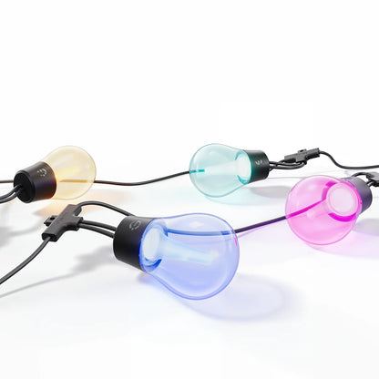 48Ft Outdoor Clear Bulb String Lights