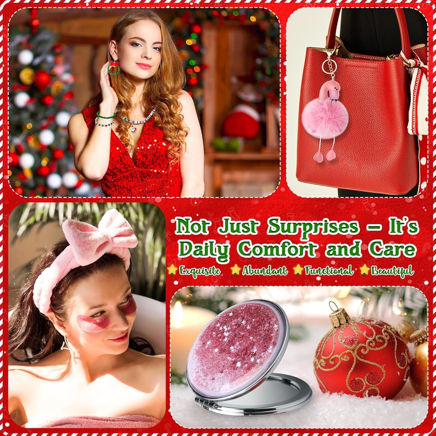 Advent Calendar 2025 Adult Woman,24 Boxes Christmas Countdown Calendar with Beauty,Bath &Jewelry, Ideal Christmas Gift for Women, Friends, Moms