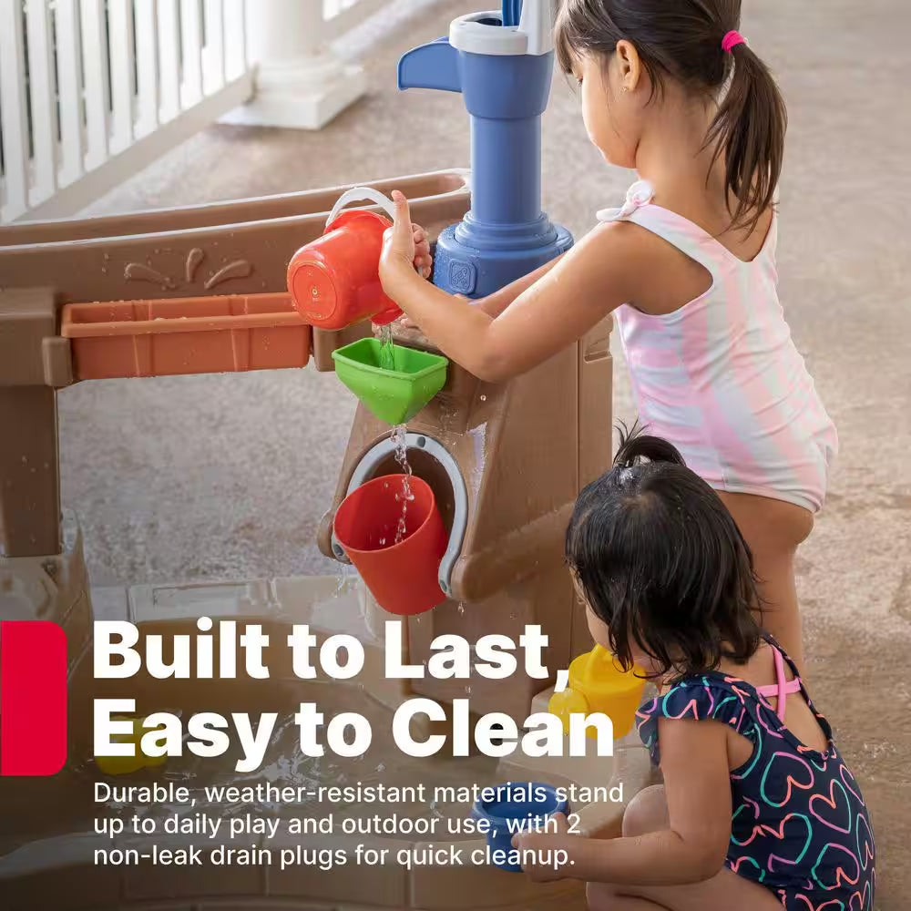 Pump and Splash Discovery Pond Water Table Play for Kids and Toddlers