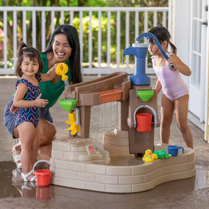Pump and Splash Discovery Pond Water Table Play for Kids and Toddlers