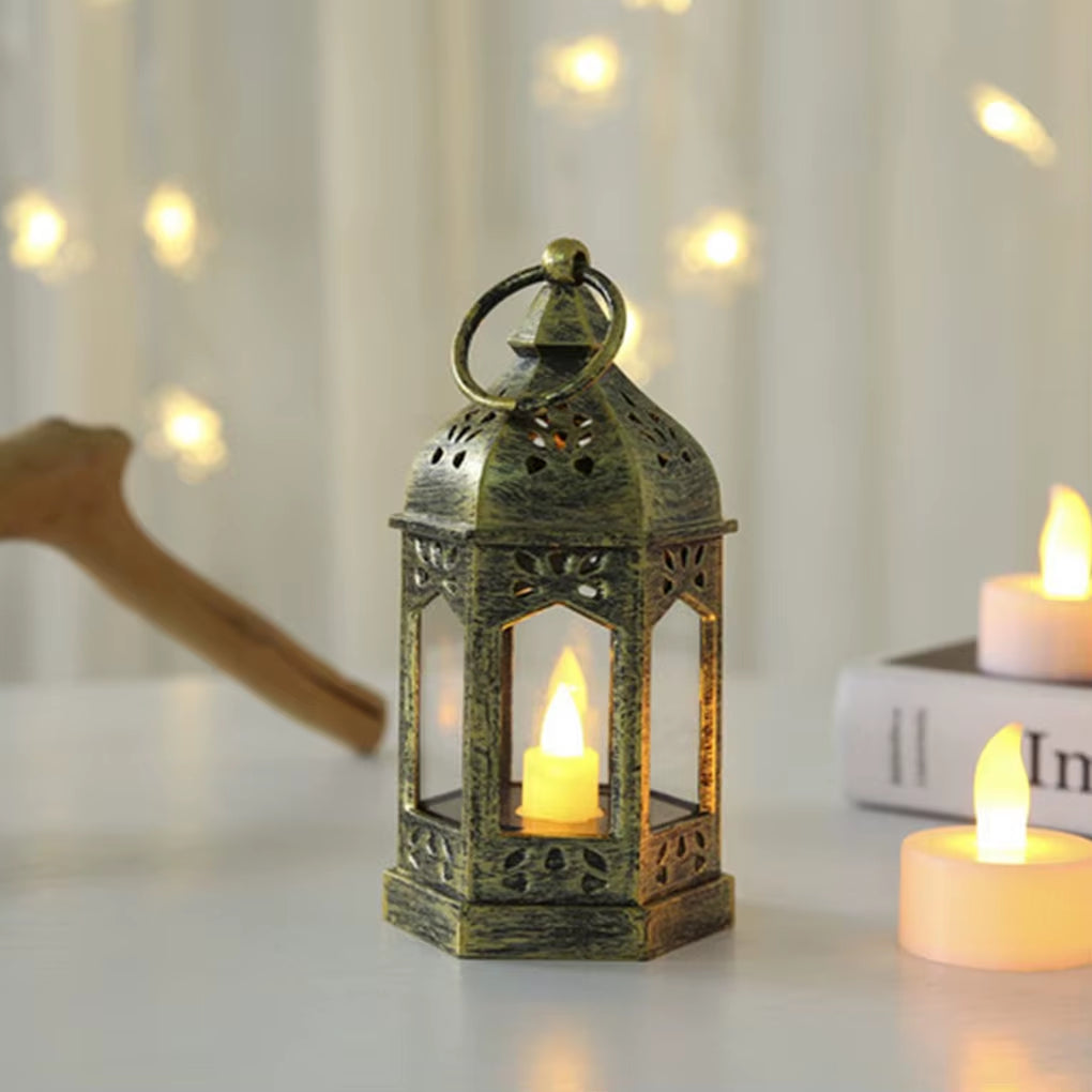 Outdoor Battery Light Windproof Durable LED Candlelight High Hardness Lightweight Camping Lamps Coated Surface Door Table