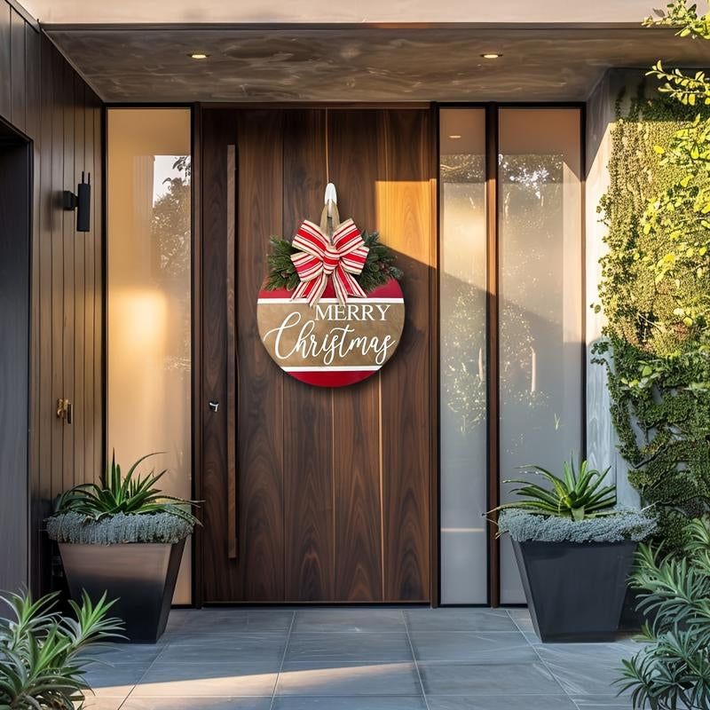 Christmas Front Door Decor Merry Christmas Christmas Wreath Christmas Decor Christmas Sign Christmas Door Wreath Christmas