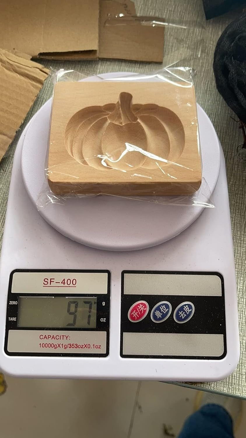 Wooden Cookie Mold,3D Wooden Baking Mold,Gingerbread Cookie Mold,Christmas Carved Wooden Cookie Mold Decoration for Cookie Stamp Embossing Craft Decorating Baking Tool (B#Pumpkin)