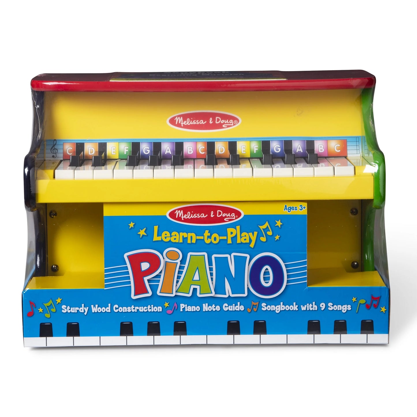 Learn-To-Play Piano with 25 Keys and Color-Coded Songbook for Toddlers 3+