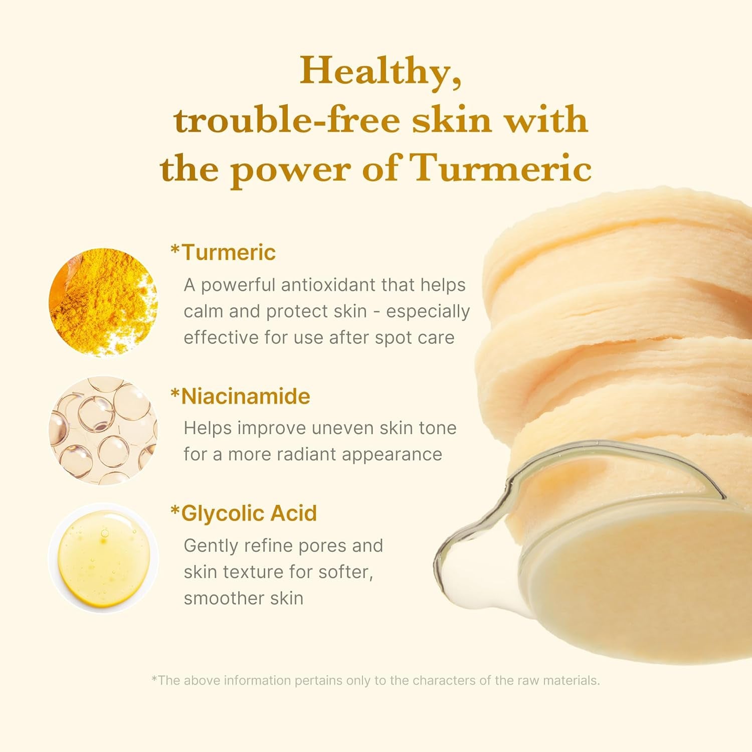 Kojic Acid Turmeric Clarifying Toner Pad for Troubled Skin & Use after Spot Care | Soothing & Calming with Kojic Acid, Turmeric, Niacinamide, and Glycolic Acid | Korean Skin Care, 70 Pads