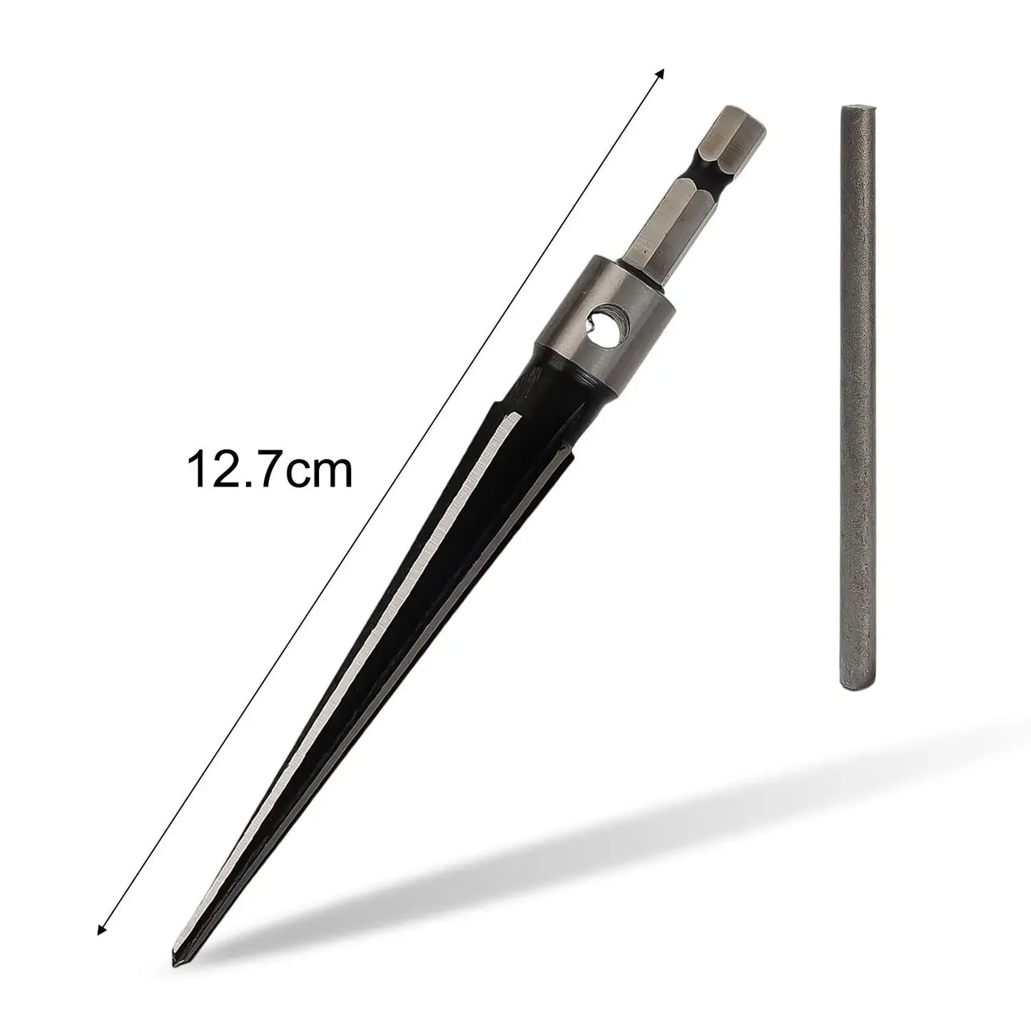 Handheld Tapered Hex Reamer Electric Drills Hexagonal T Handle Taper Reamers Metal Woodwork Hole-Processing Reamer Tool Supplies