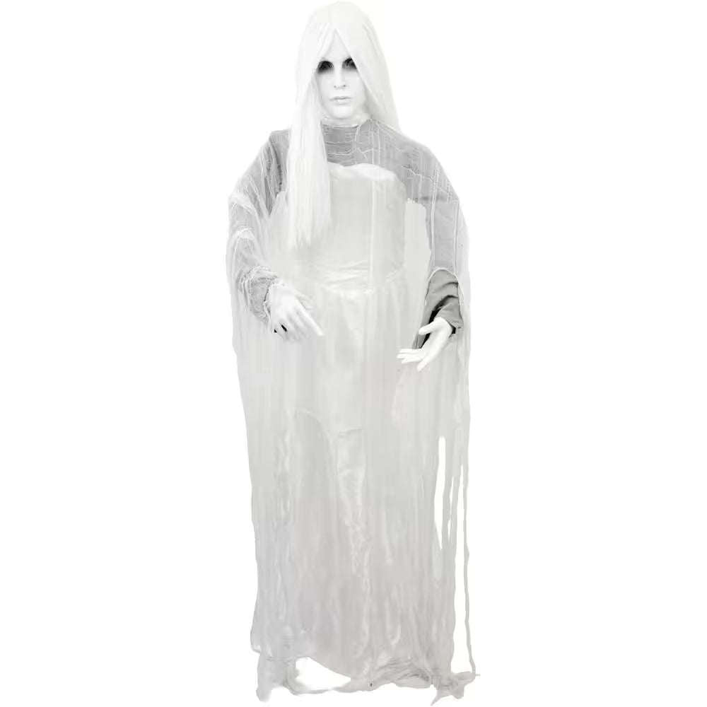 5.6 Ft. Rising Ghost Woman by Tekky, Sound Activated Halloween Animatronic