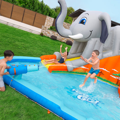 H2OGO!® Elephantastic Kids Inflatable Mega Water Park