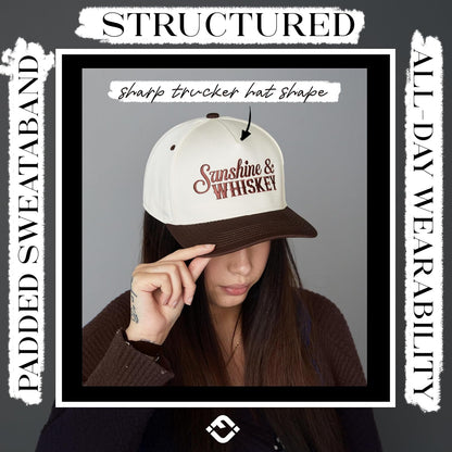 Vintage Canvas Snapback Hat - Adjustable 2 Tone Cap for Men Women - Put It on My, Cowboy, Girl Dad, Funny