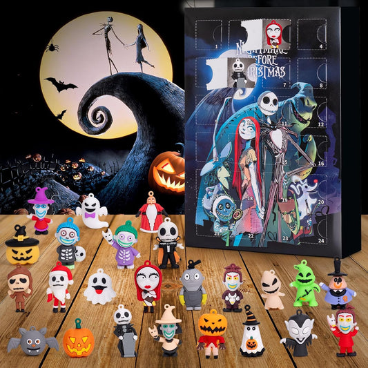 Halloween Advent Calendar 2025,Advent Calendar,With 24 Collectible for Kids Adult Teens,Halloween Countdown Calendar,Ornaments Decorations Gifts