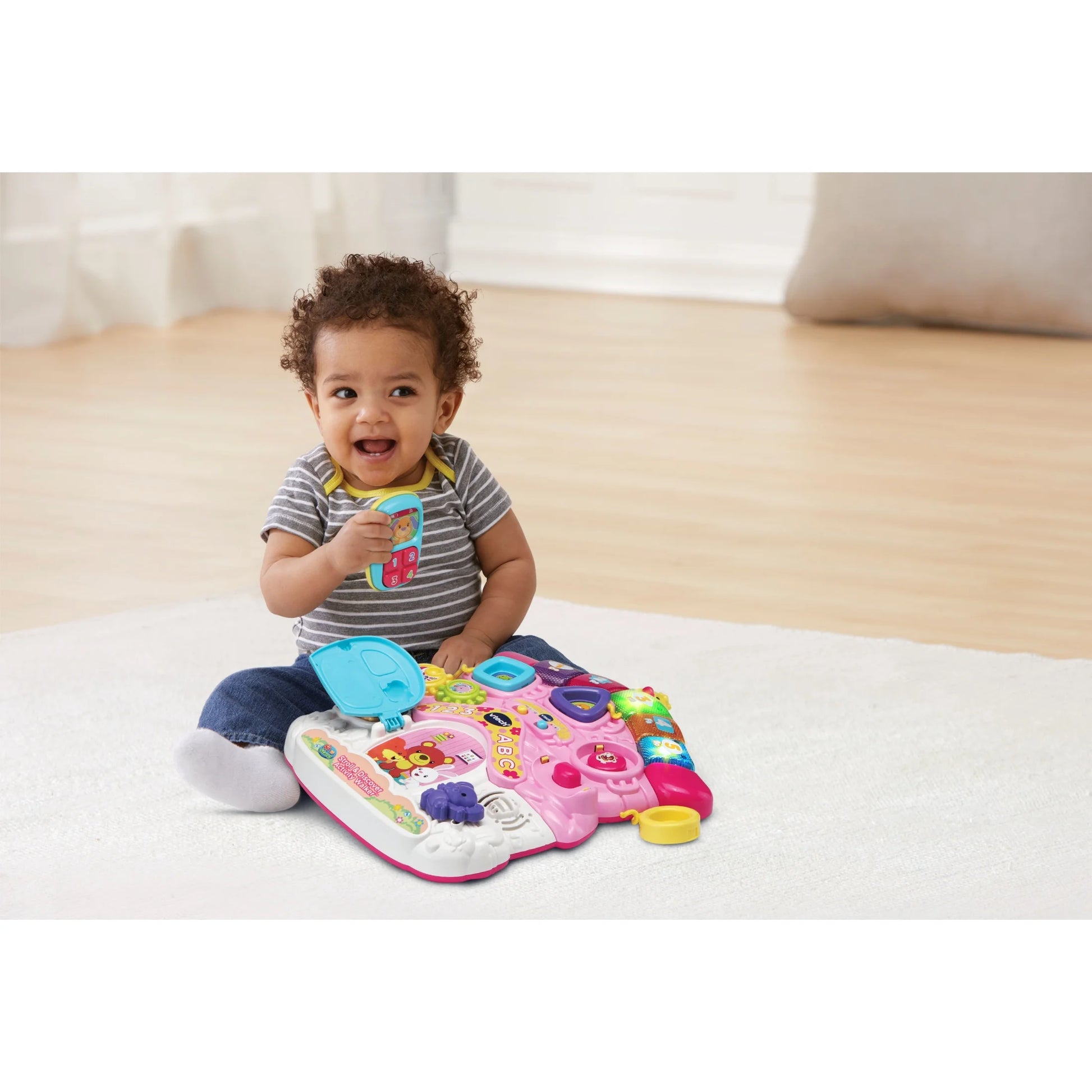 Stroll & Discover Activity Walker - Pink with Accessories, Baby and Toddler Toys