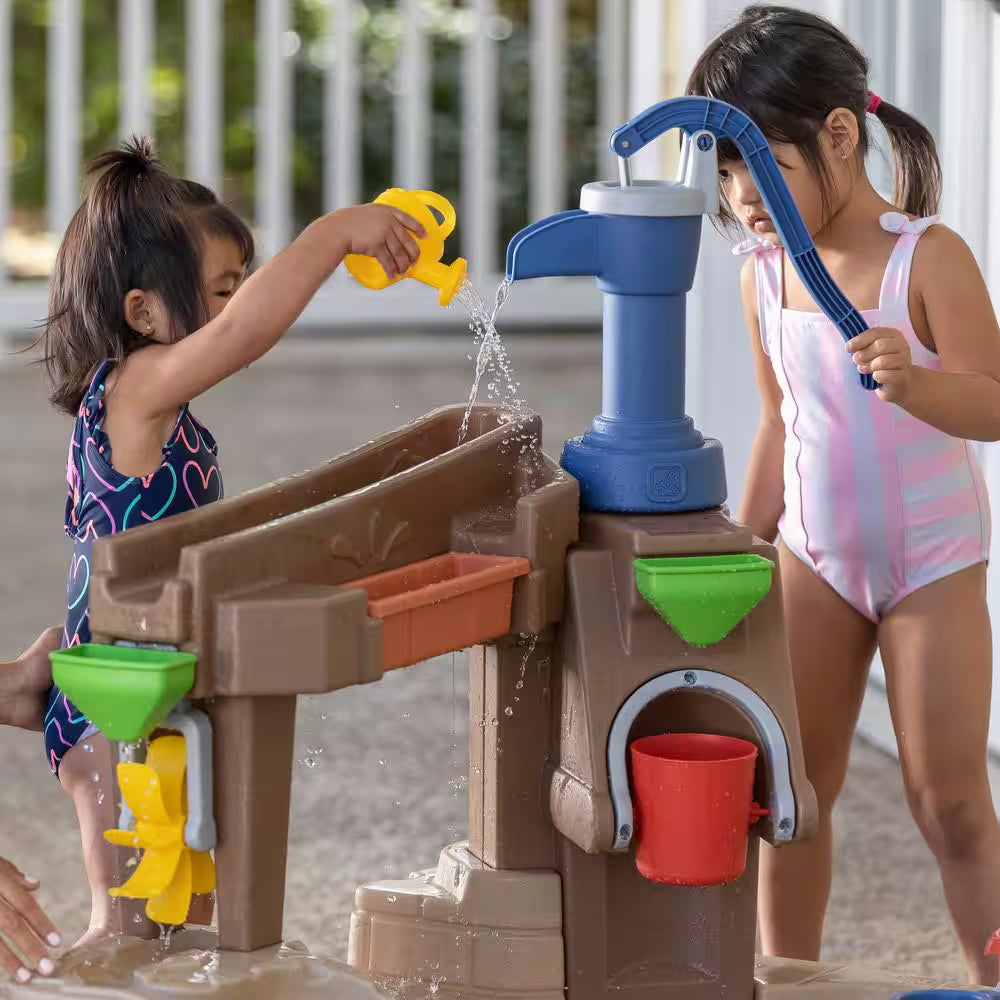 Pump and Splash Discovery Pond Water Table Play for Kids and Toddlers