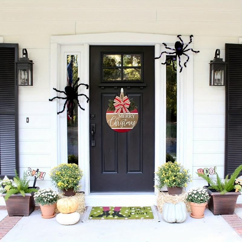 Christmas Front Door Decor Merry Christmas Christmas Wreath Christmas Decor Christmas Sign Christmas Door Wreath Christmas