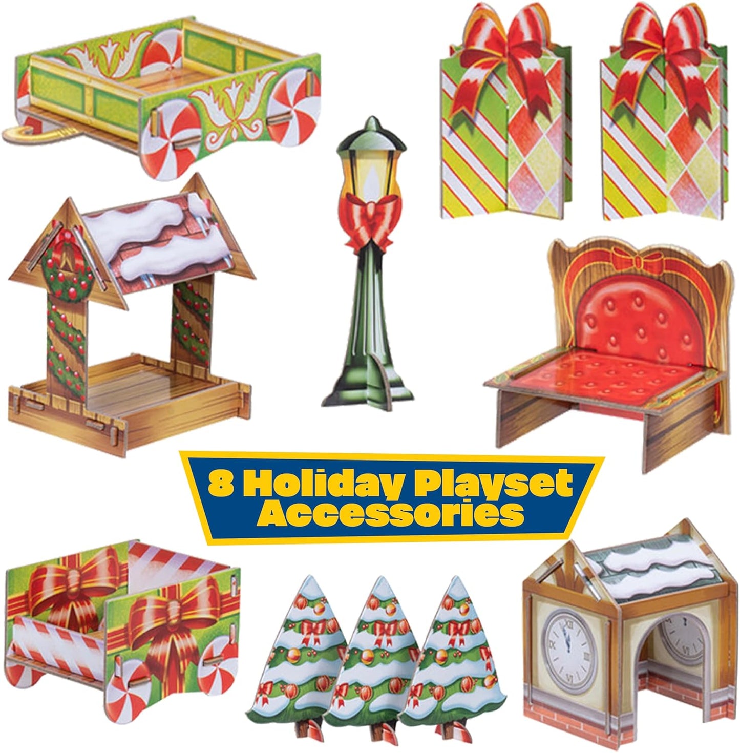 2025 Holiday Christmas Advent Calendar 24 Piece Gift Playset - Officially Licensed - Includes 2" Pikachu, Bulbasaur, Charmander & More - 16 Toy Figures & 8 Accessories - Kids, Boys, Girls - 4+