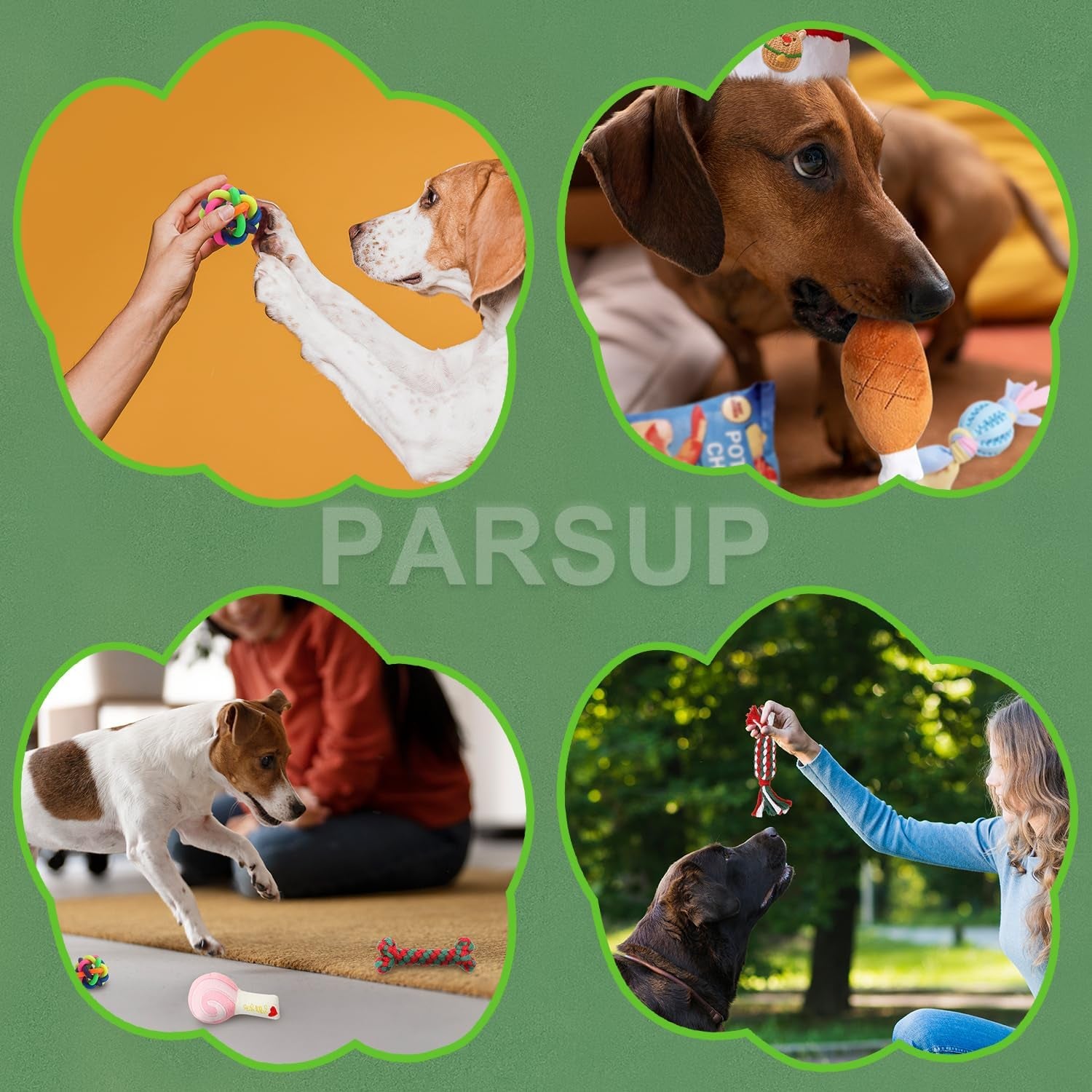 Dog Advent Calendar 2025, 12 Days Pet Toy Christmas Countdown Calendar with Chew Ropes Toys Squeaky Balls Teething Toys for Xmas Small Puppy