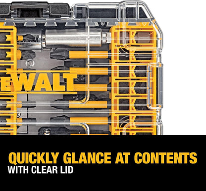 Dewalt Screwdriver Bit Set, 40 Pcs. Impact Ready, Flextorq Impact Driver Bit Set with Storage Case (DWA2T40IR)