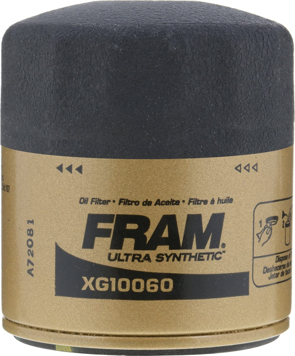 Ultra Synthetic XG10060 20K Mile Change Automotive Replacement Engine Oil Filter for Synthetic Oil Changes, Premium Vehicle Engine Protection Oil Filter for Select Vehicle Model Years