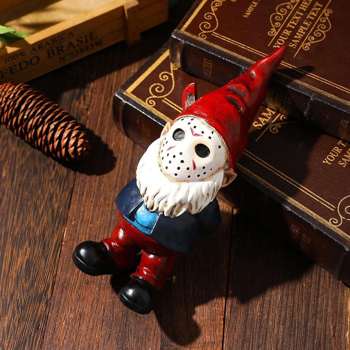 Halloween Decorations Outdoor, Horror Decor Garden Gnome Statue