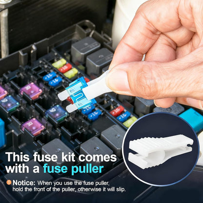 300Pcs Car Fuse Assortment Kit, 160 Mini Blade Fuses Automotive + 90 Standard Auto Fuses + 50 Micro + Puller – Replacement for RV Camper Boat Truck (2Amp 3A 5A 7.5A 10A 15A 20A 25A 30A 35A 40A)